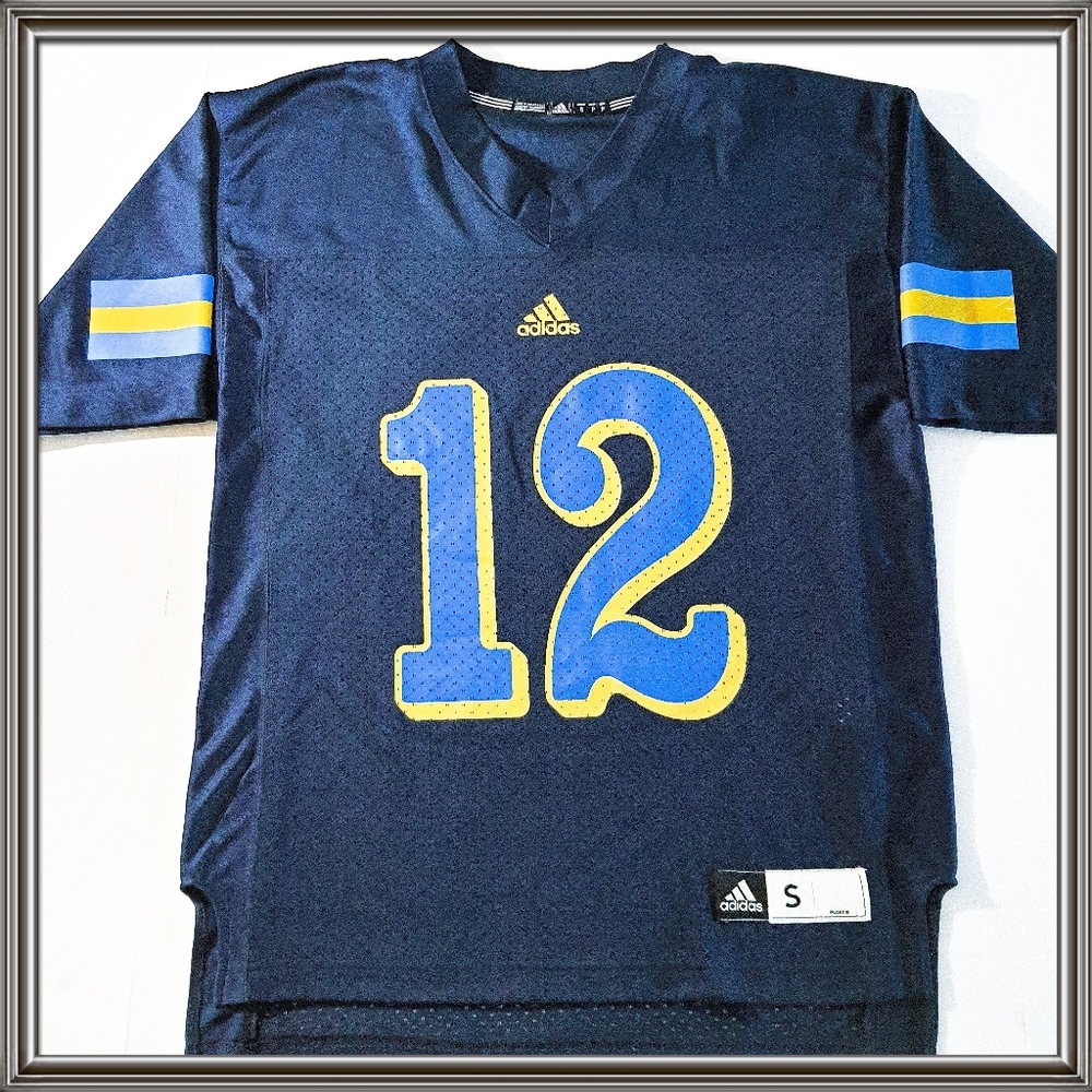 Adidas Mens Football Jersey Shirt Size S Blue